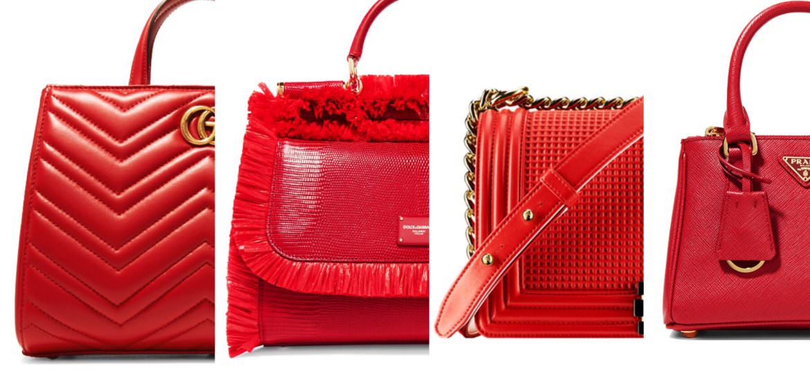 Enlight1 L’outfit perfetto: una borsa rossa come dettaglio.
